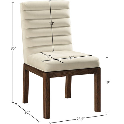 Evelyn Cream Velvet Dining Chair