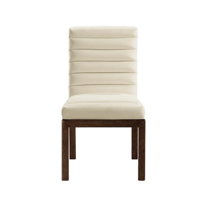 Evelyn Cream Velvet Dining Chair