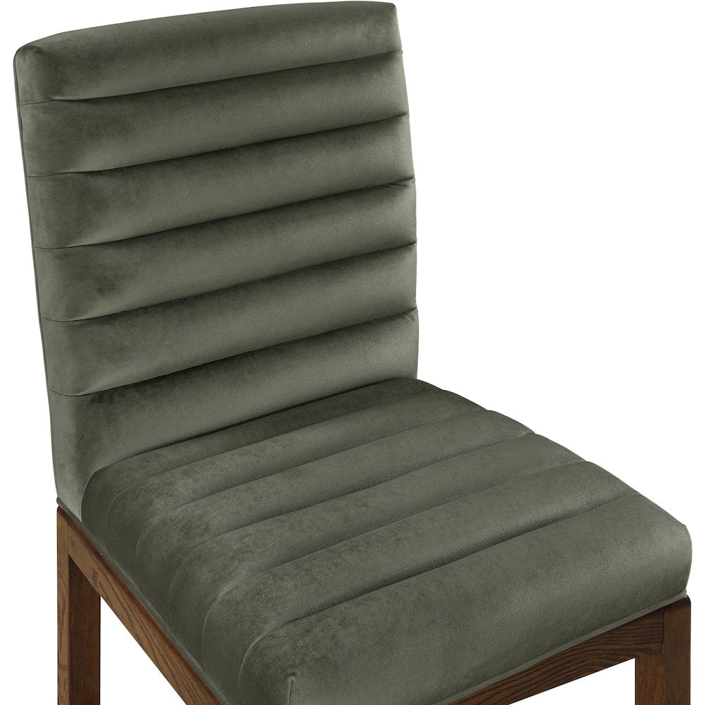 Evelyn Green Velvet Dining Chair