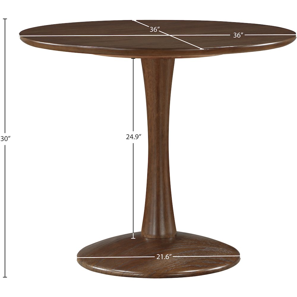 Tulip Brown Dining Table