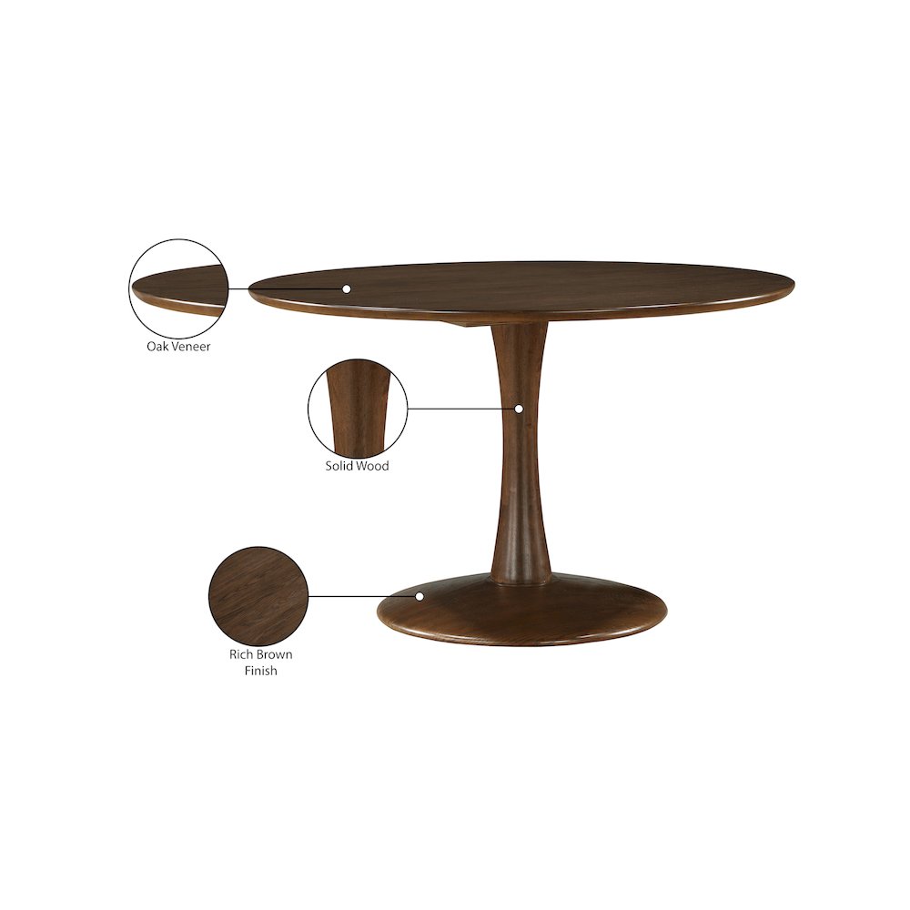 Tulip Brown Dining Table