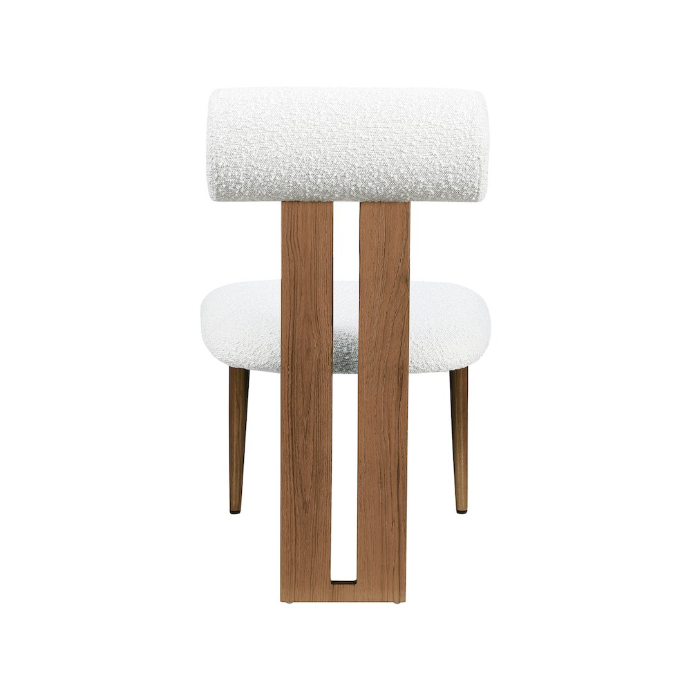 Dario Cream Boucle Fabric Dining Chair, Set of 2