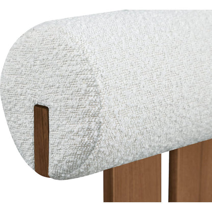 Dario Cream Boucle Fabric Dining Chair, Set of 2