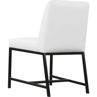 Bryce White Vegan Leather Dining Chair, Set of 2