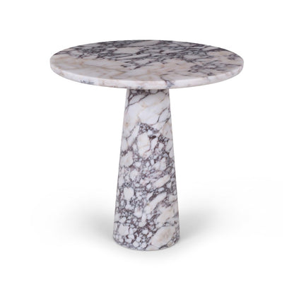 Fontelina 30" Viola Genuine Marble Bistro Dining Table
