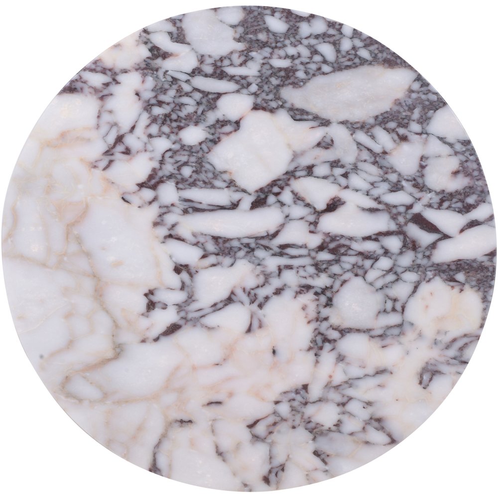 Fontelina 30" Viola Genuine Marble Bistro Dining Table