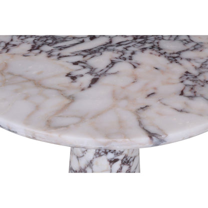 Fontelina 30" Viola Genuine Marble Bistro Dining Table