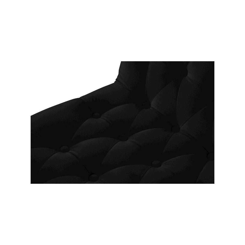 Curve Black Velvet Dining Chair, Set of 2