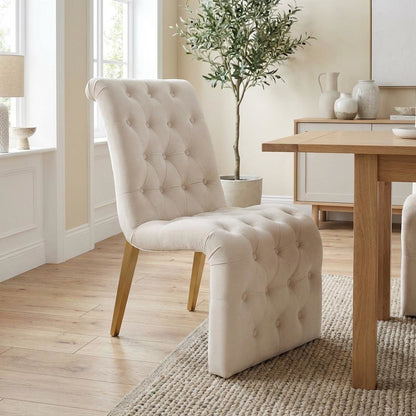 Gold Velvet Dining Chair Set of 2 with d Back and Contemporary Design