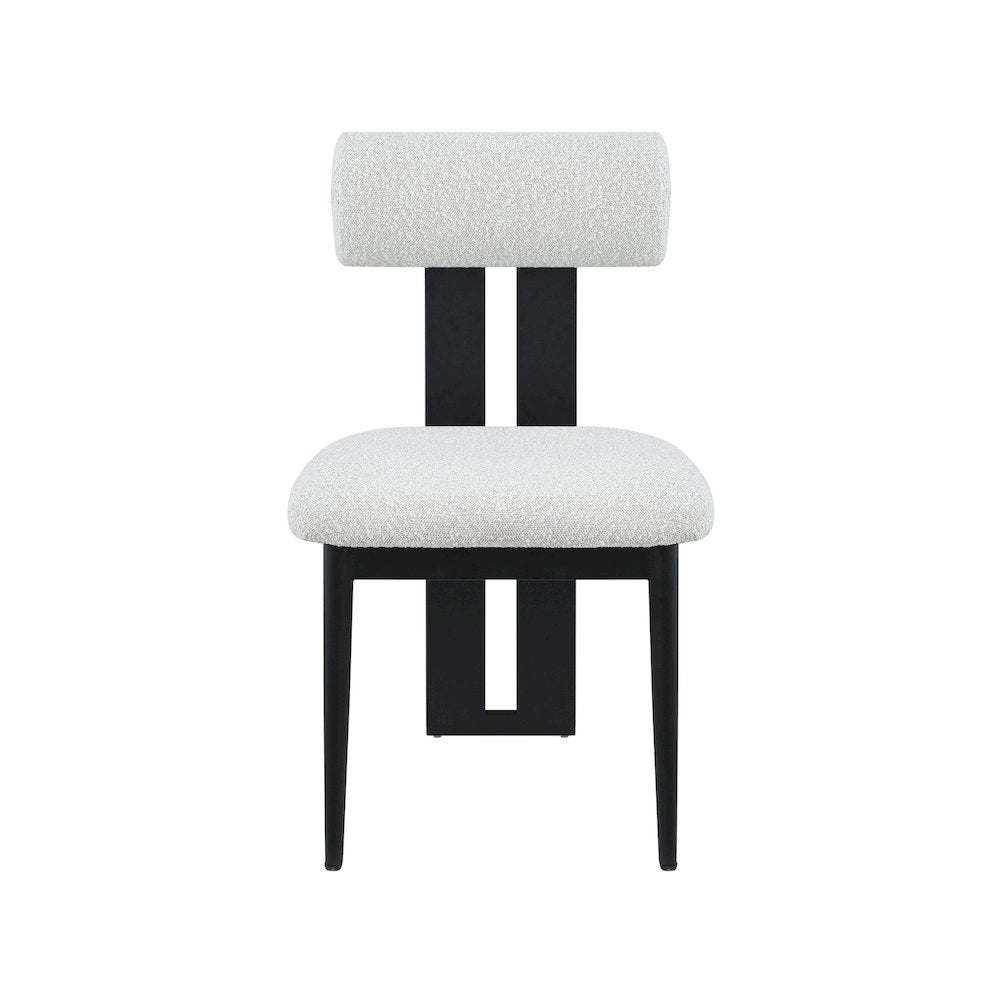 Dario Cream Boucle Fabric Dining Chair, Set of 2