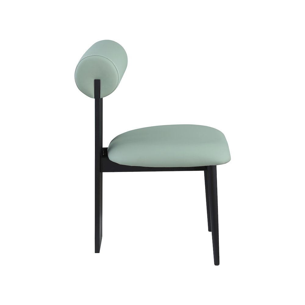 Dario Mint Vegan Leather Dining Chair, Set of 2