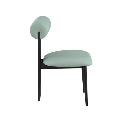 Dario Mint Vegan Leather Dining Chair, Set of 2