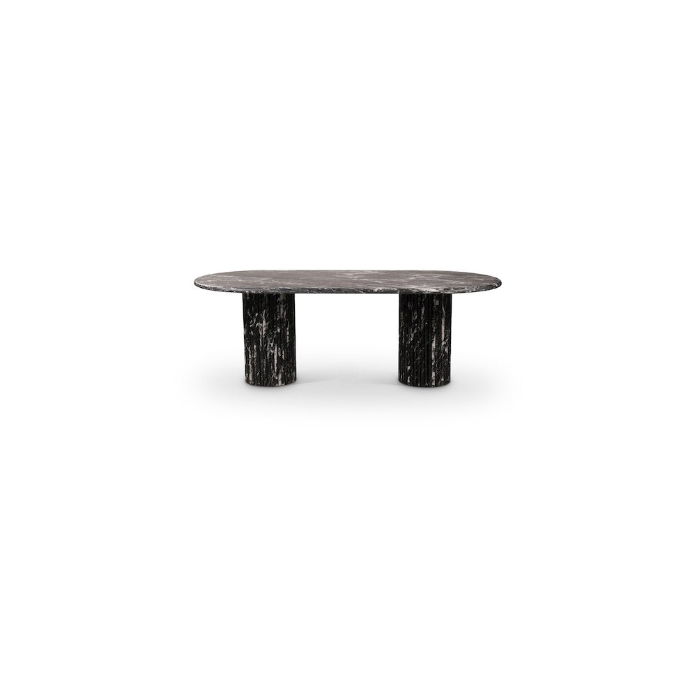 Messina Black Marble Dining Table