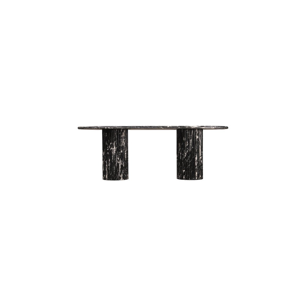 Messina Black Marble Dining Table