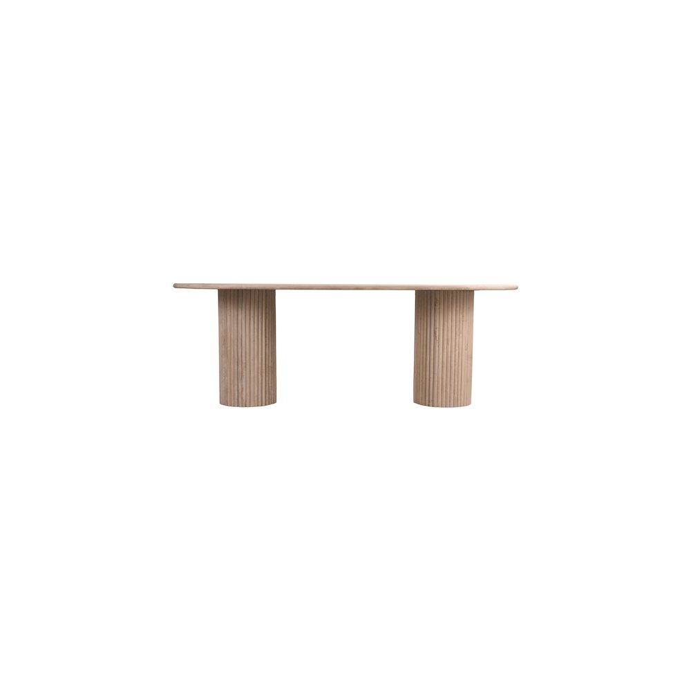 Messina Beige Travertine Dining Table