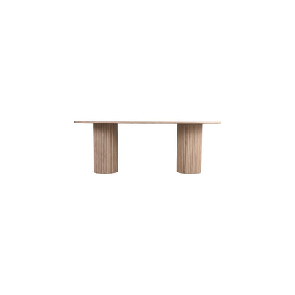 Messina Beige Travertine Dining Table