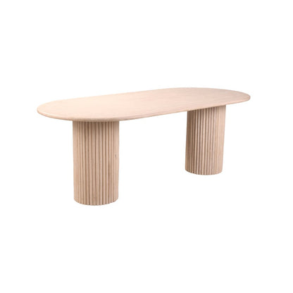 Messina Beige Travertine Dining Table
