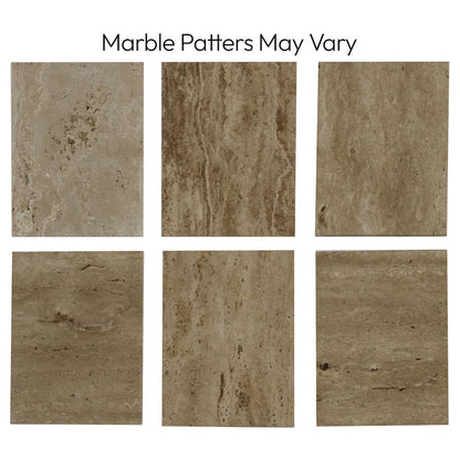 Messina Beige Travertine Dining Table