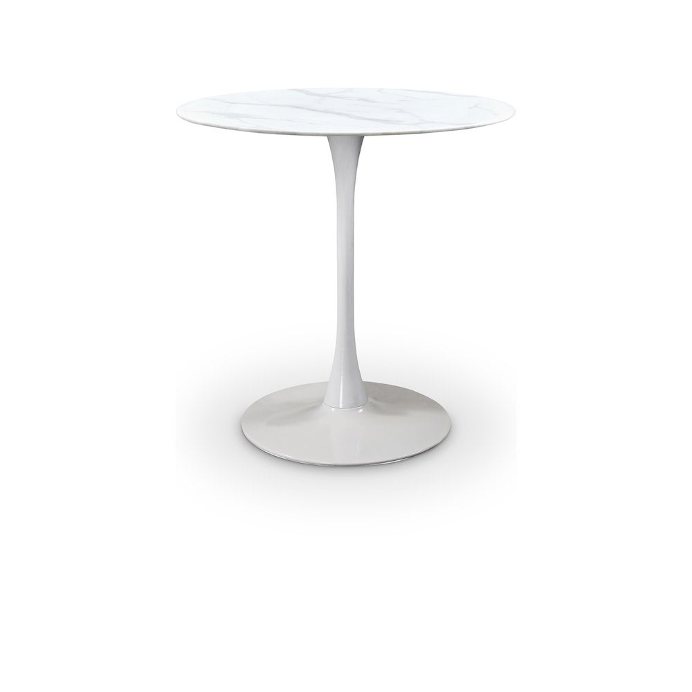 Tulip White Counter Height Table