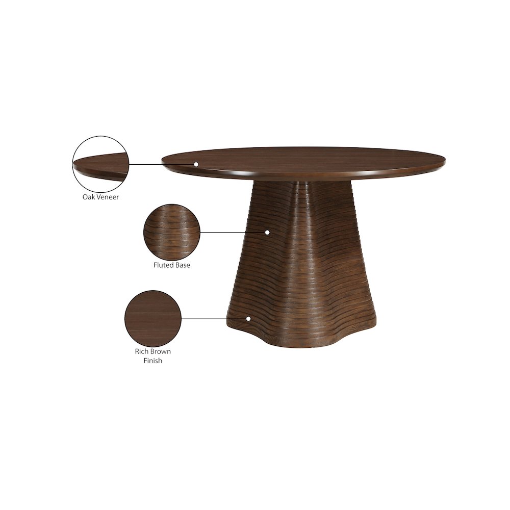 Bernada Brown Dining Table
