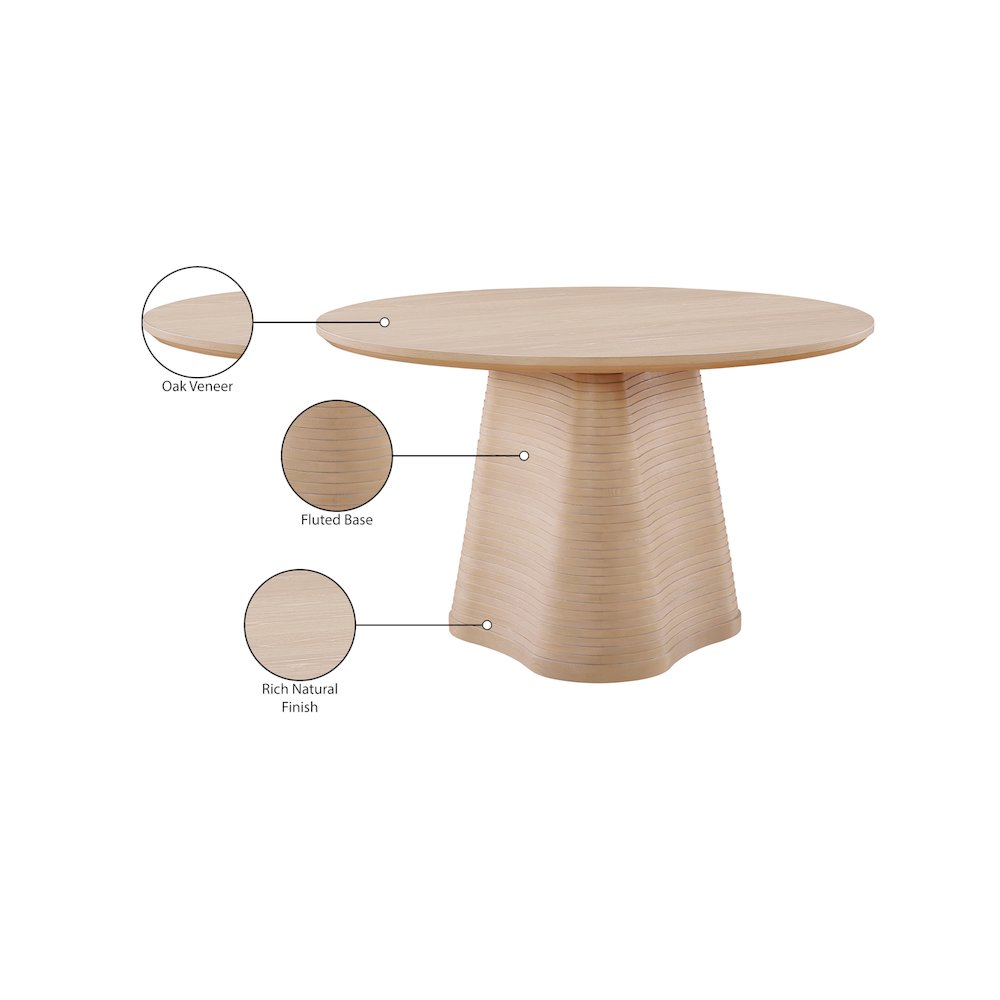 Bernada Natural Dining Table