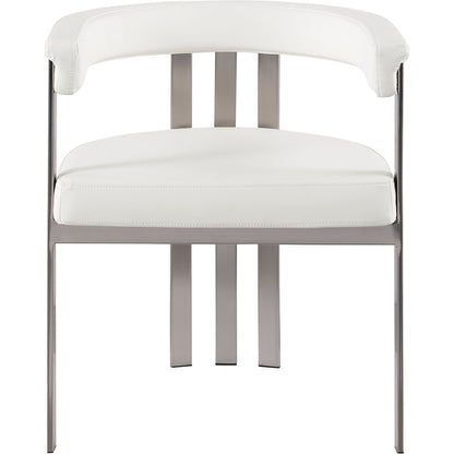 Marcello Cream Vegan Leather Dining Chair, Set of 2