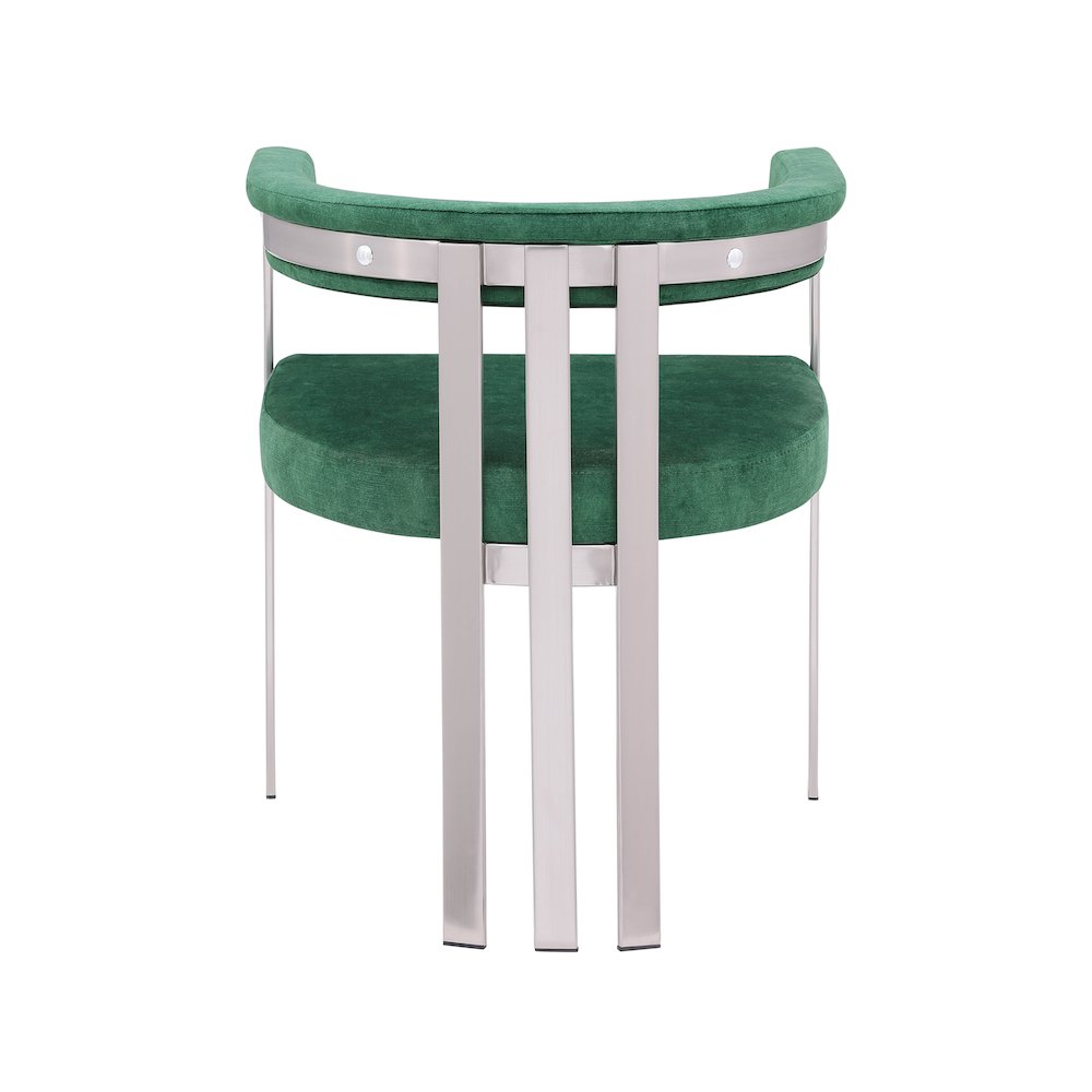 Marcello Green Velvet Dining Chair, Set of 2