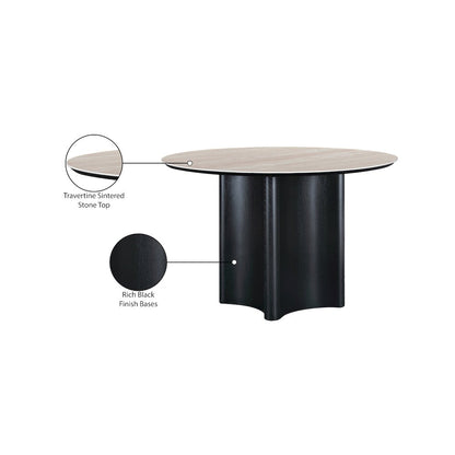Corvina Black Oak Veneer Dining Table