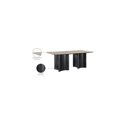 Corvina Black Oak Veneer Dining Table