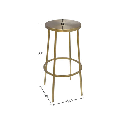 Tyson Gold Iron Bar Stool
