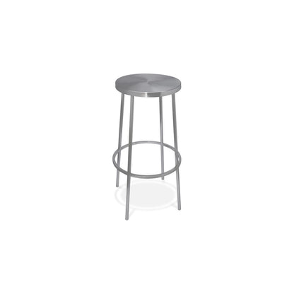 Tyson Silver Iron Bar Stool
