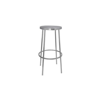 Tyson Silver Iron Bar Stool