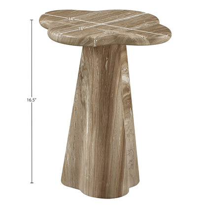 Nola Beige Concrete Indoor/Outdoor End Table