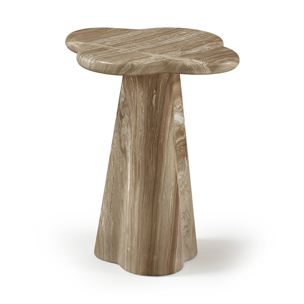 Nola Beige Concrete Indoor/Outdoor End Table