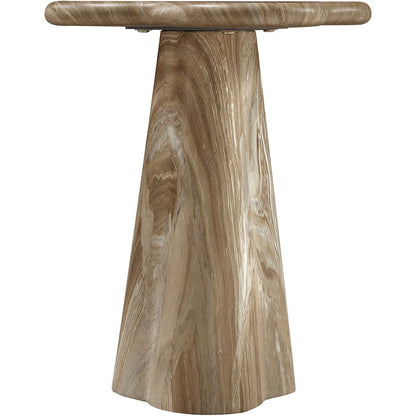 Nola Beige Concrete Indoor/Outdoor End Table