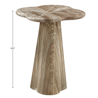 Nola Beige Concrete Indoor/Outdoor End Table