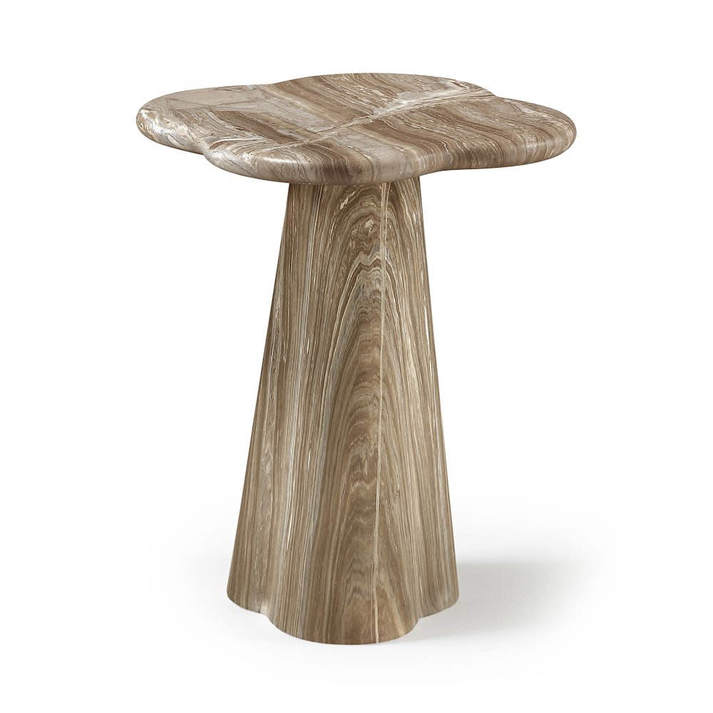 Nola Beige Concrete Indoor/Outdoor End Table