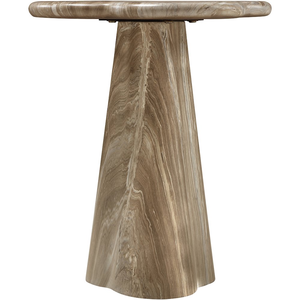 Nola Beige Concrete Indoor/Outdoor End Table