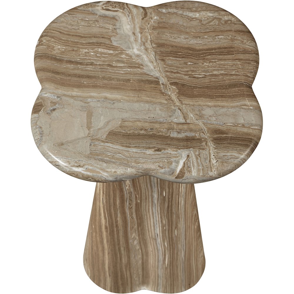 Nola Beige Concrete Indoor/Outdoor End Table