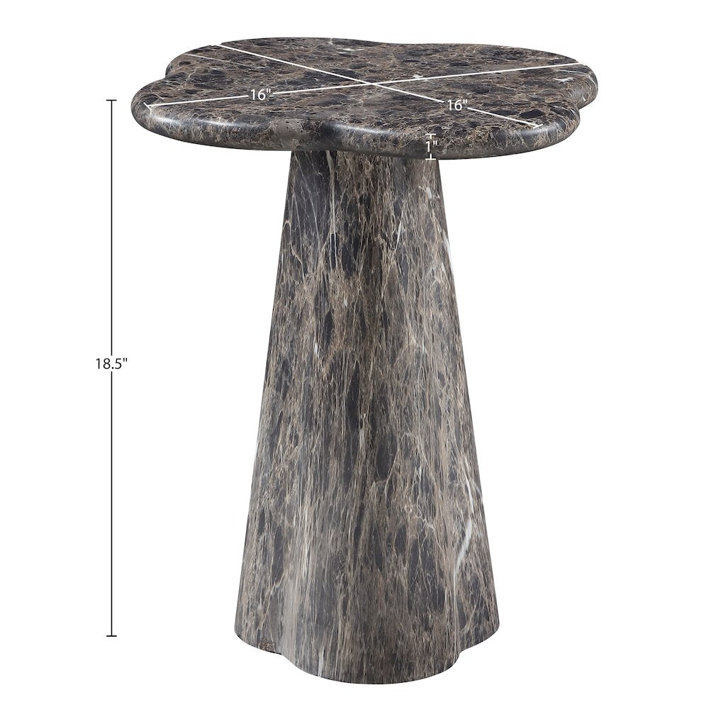 Nola Brown Concrete Indoor/Outdoor End Table