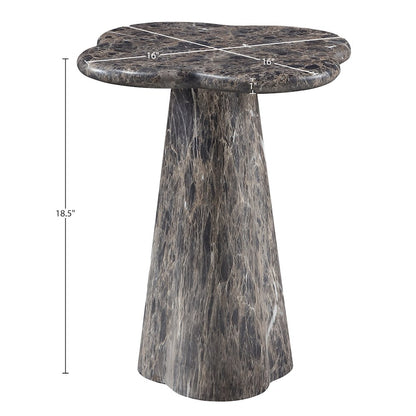 Nola Brown Concrete Indoor/Outdoor End Table
