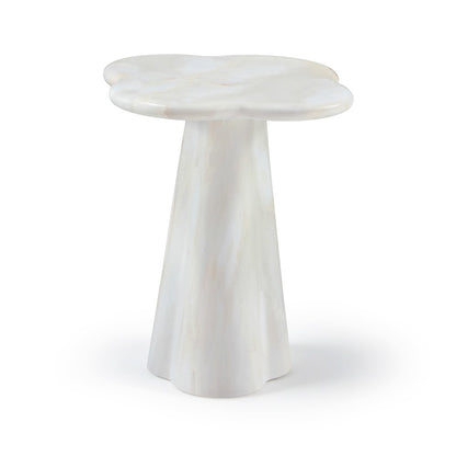 Nola White Concrete Indoor/Outdoor End Table