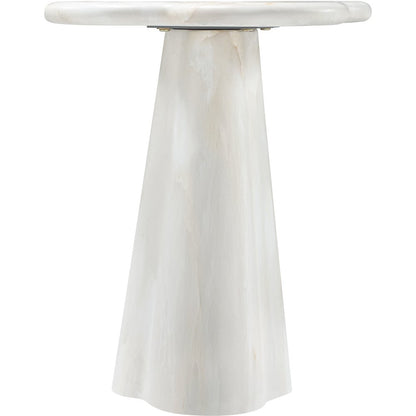 Nola White Concrete Indoor/Outdoor End Table