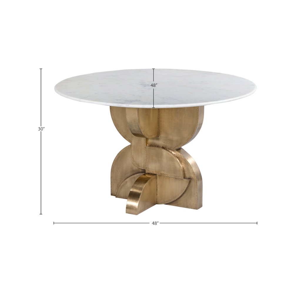 Alden White Dining Table