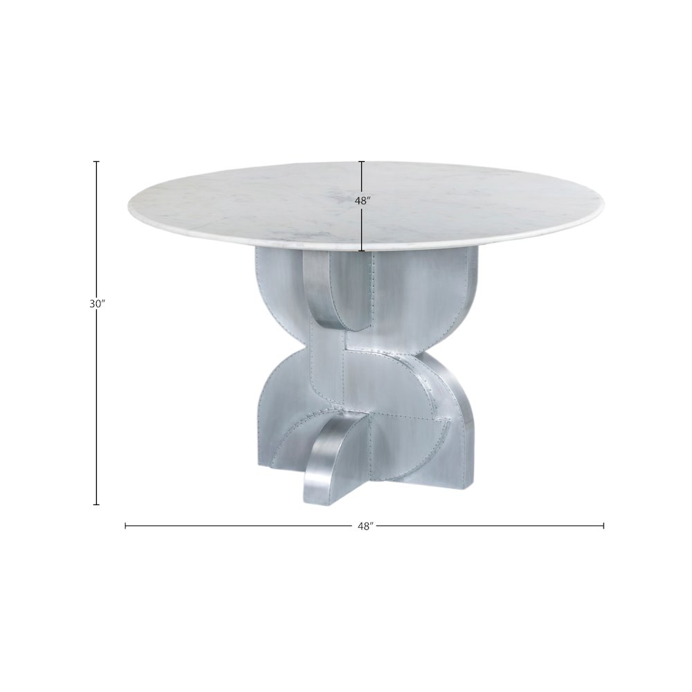 Alden White Dining Table