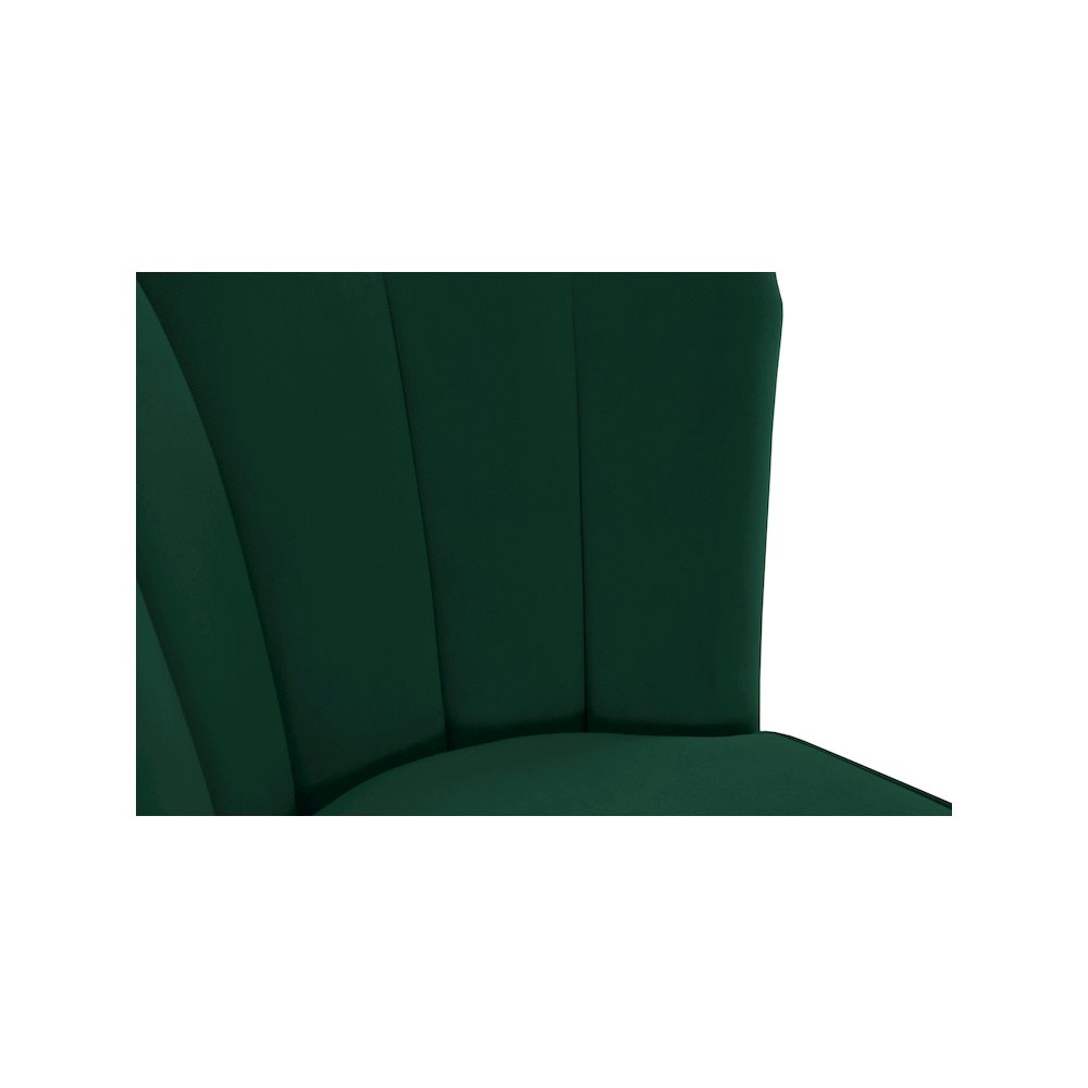 Lily Green Velvet Stool, Set of 2