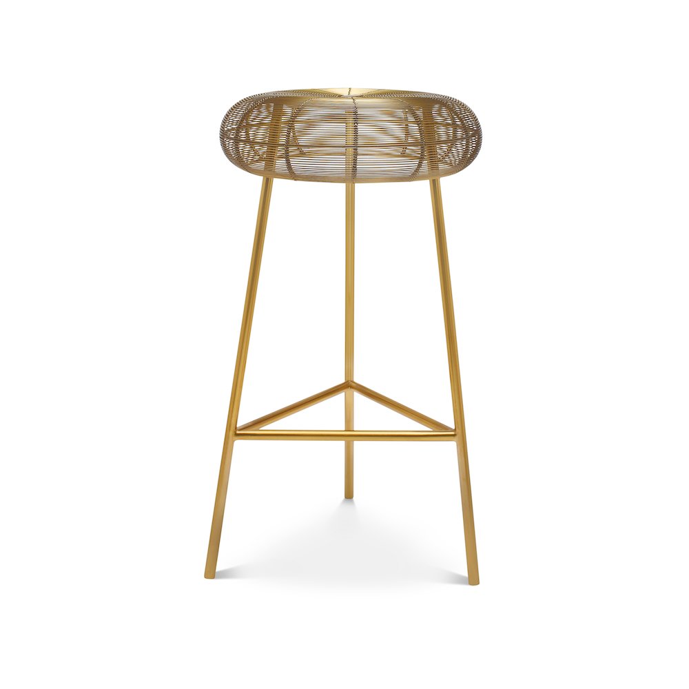 Tuscany Gold Metal Counter Stool