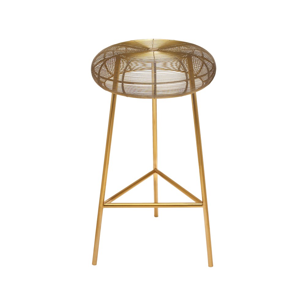 Tuscany Gold Metal Counter Stool