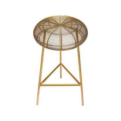 Tuscany Gold Metal Counter Stool