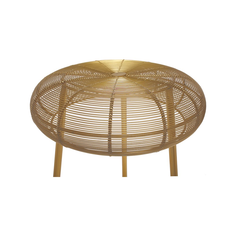 Tuscany Gold Metal Counter Stool